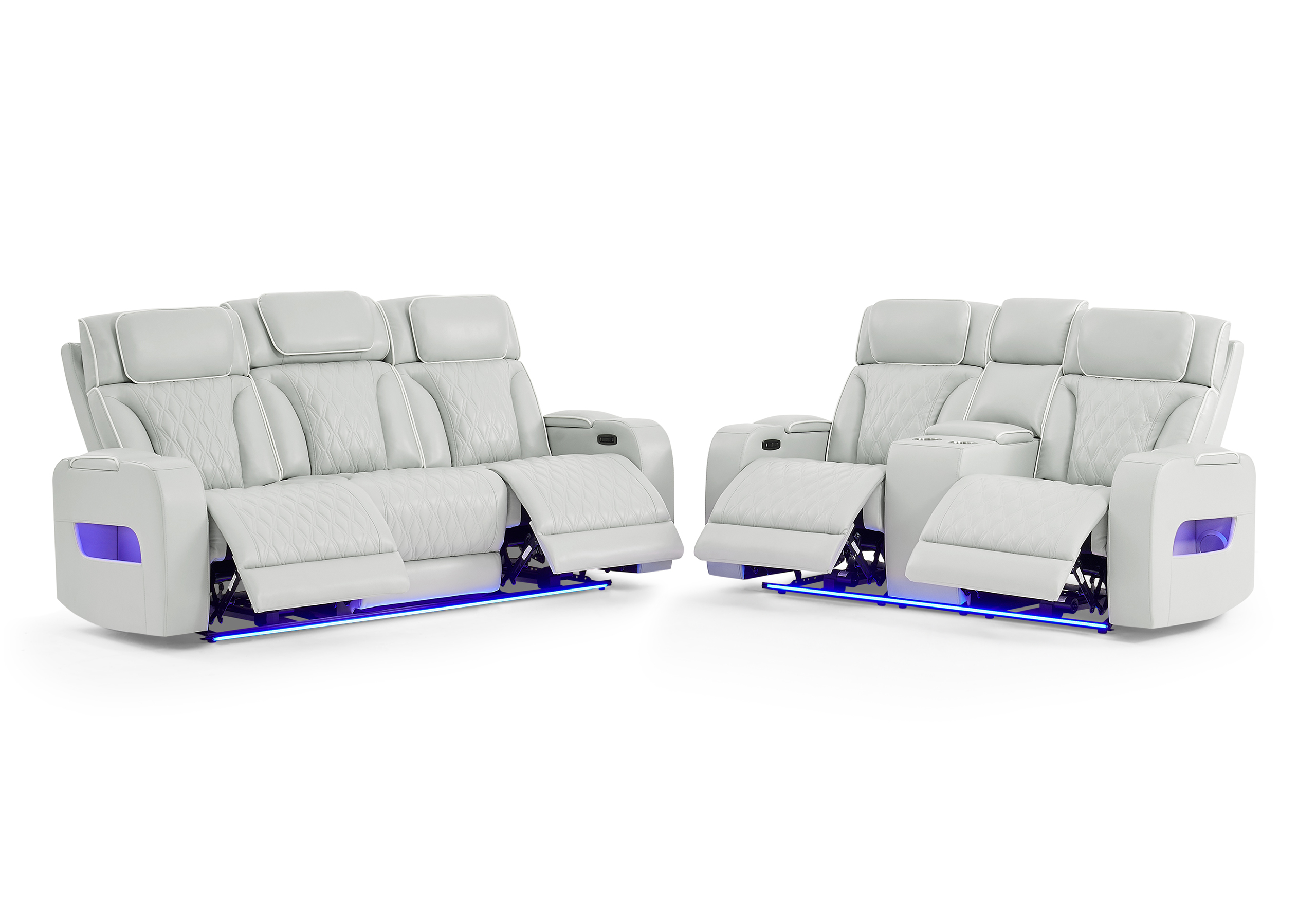 U8611 - Living Room Set - Silver - Image 7