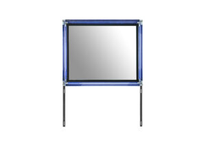 Lando - Mirror With LED - Black