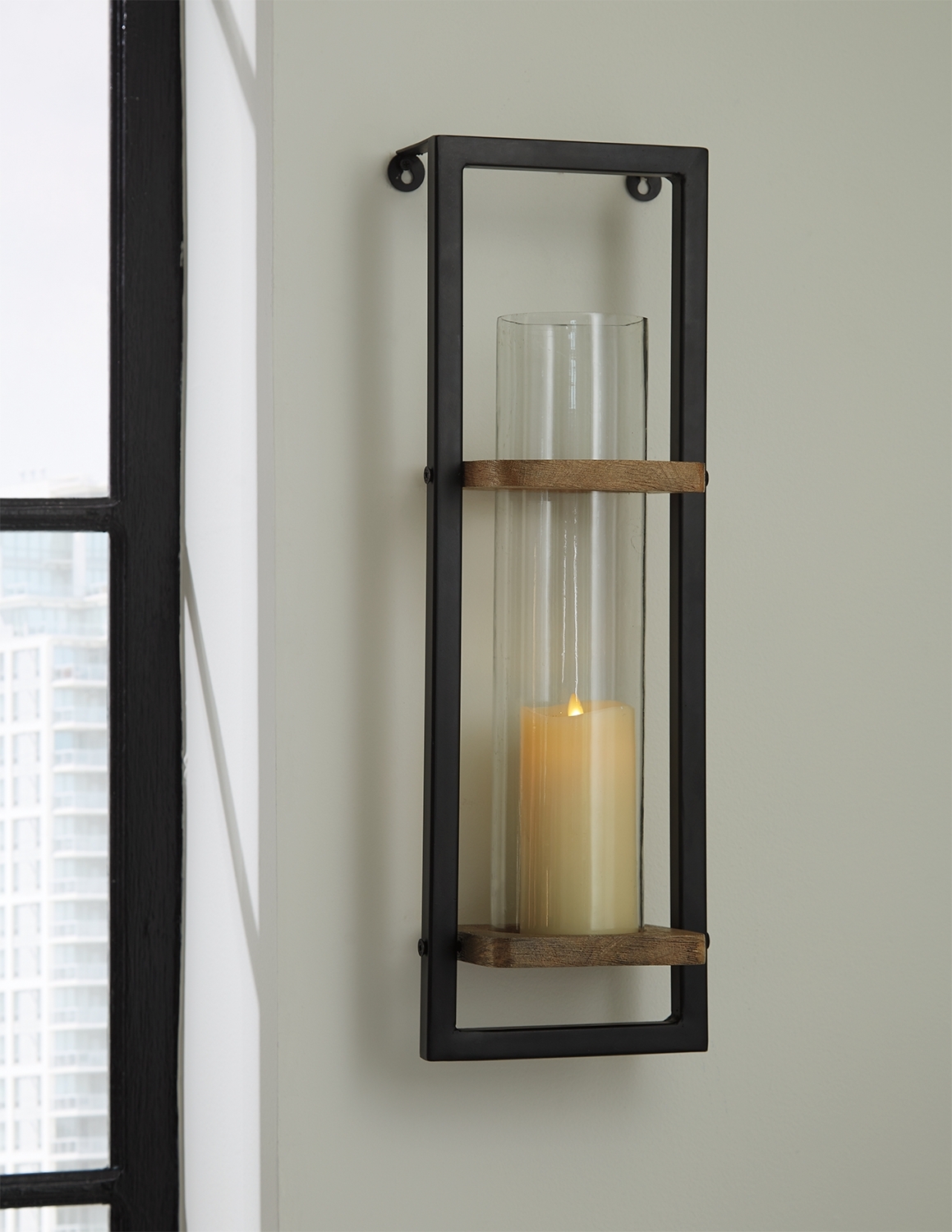 Colburn - Wall Sconce - Natural / Black - Image 2