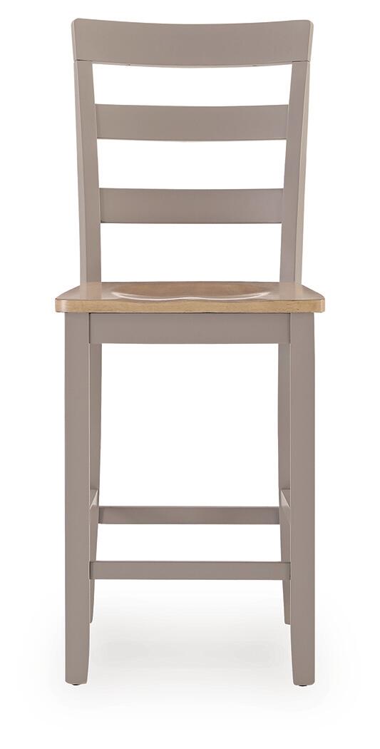 Harperfeld - Barstool (Set of 2) - Natural / Gray - Image 4
