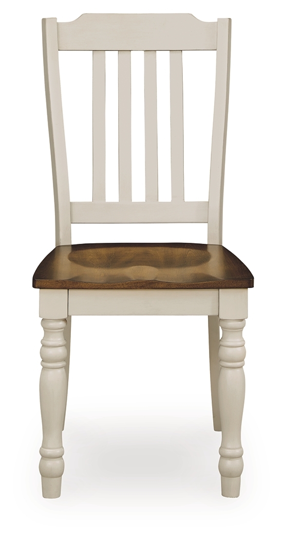 Wirloni - Dining Room Side Chair (Set of 2) - Antique White / Brown - Image 4