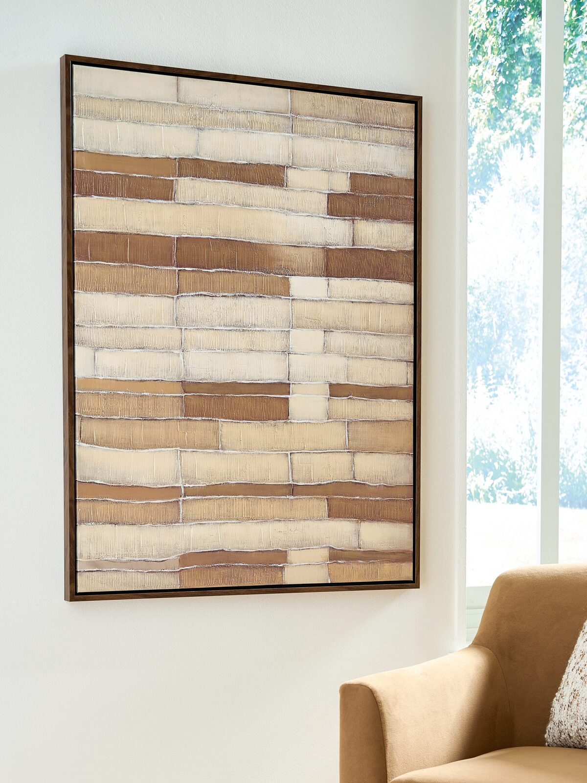 Kalanmore - Wall Art - Brown / Tan / White - Image 2