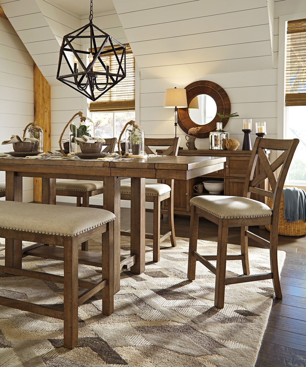 Moriville - Rectangular Dining Table Set - Counter Height - Image 14