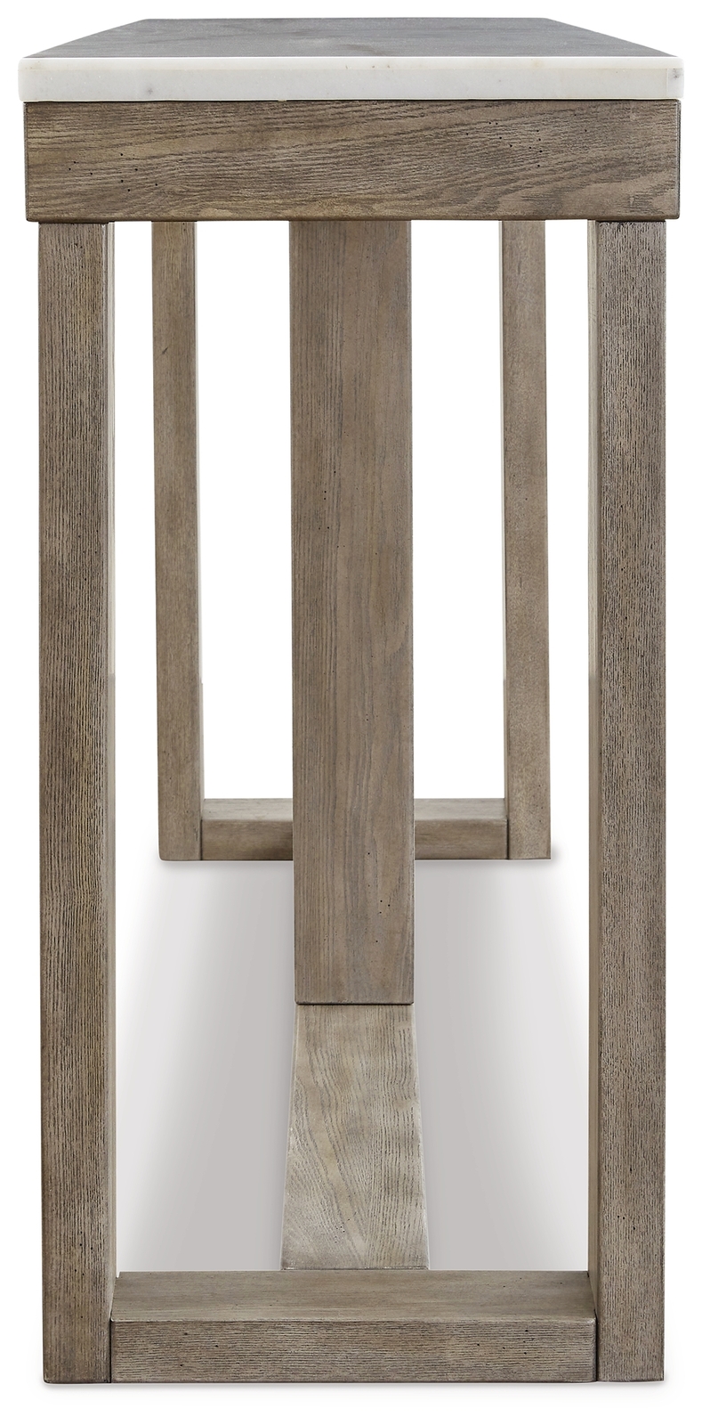 Loyaska - Sofa Table - Brown / Ivory - Image 4