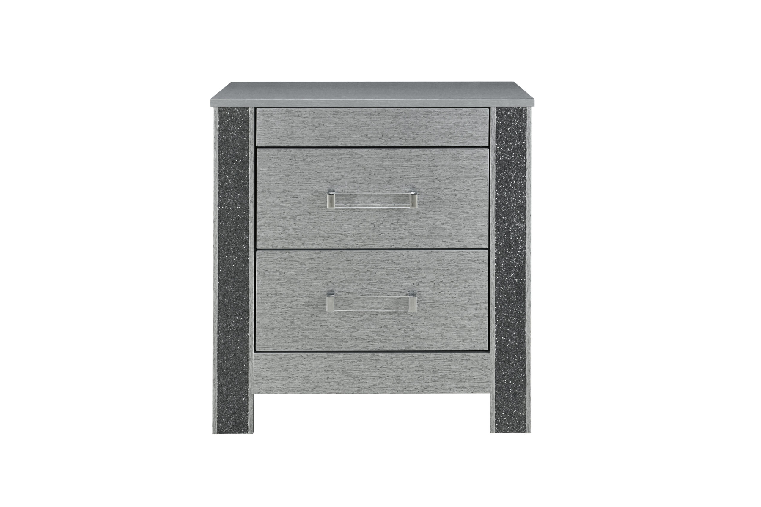 Logan - Nightstand - Silver - Image 3