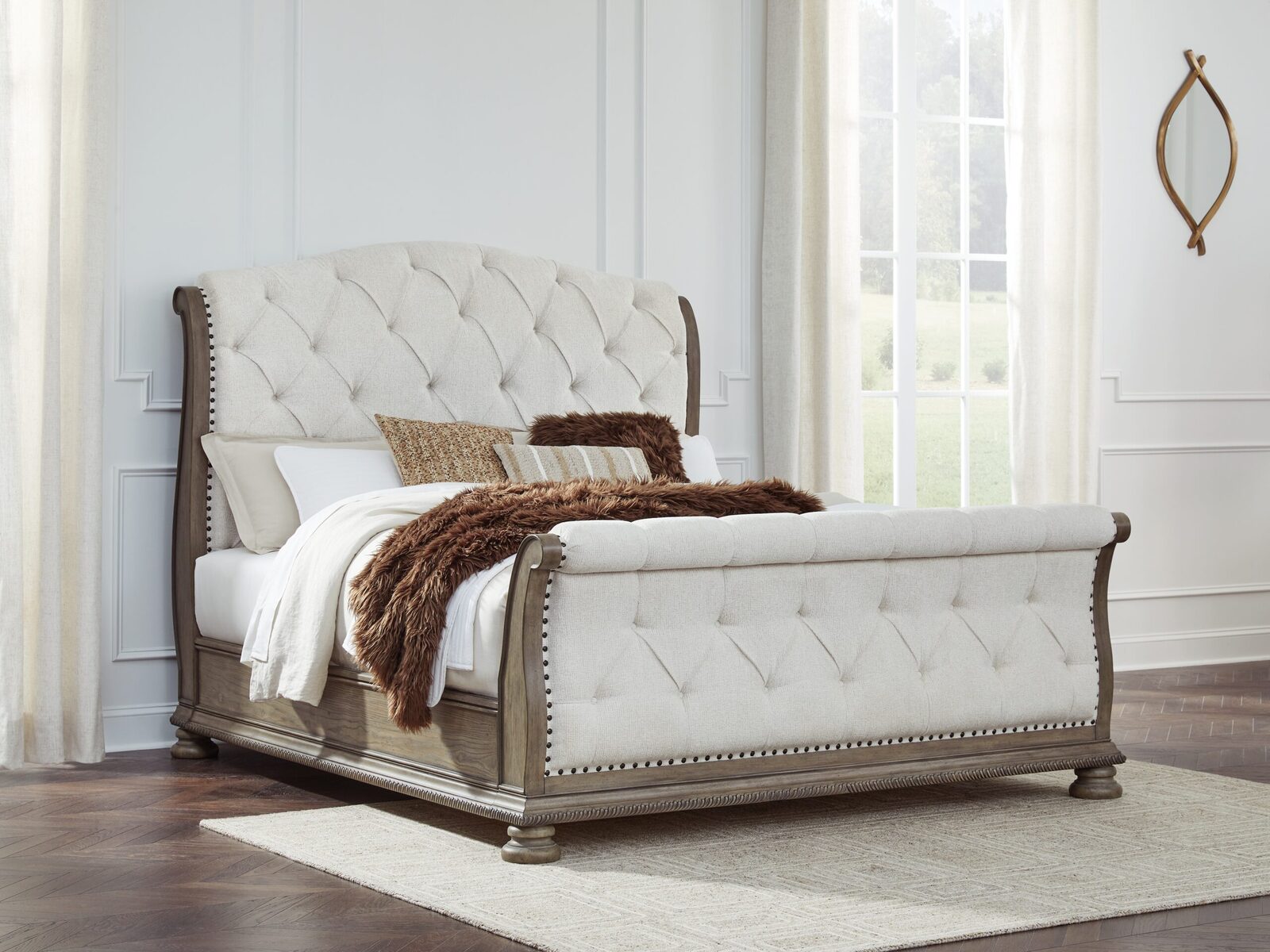 Ardenfield - Upholstered Sleigh Bed - Image 3