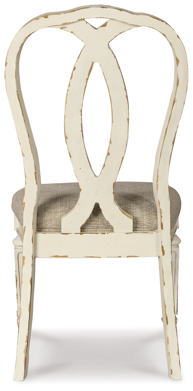 Realyn - Dining UPH Side Chair (Set of 2) - Ribbonback - Chipped White - Image 4