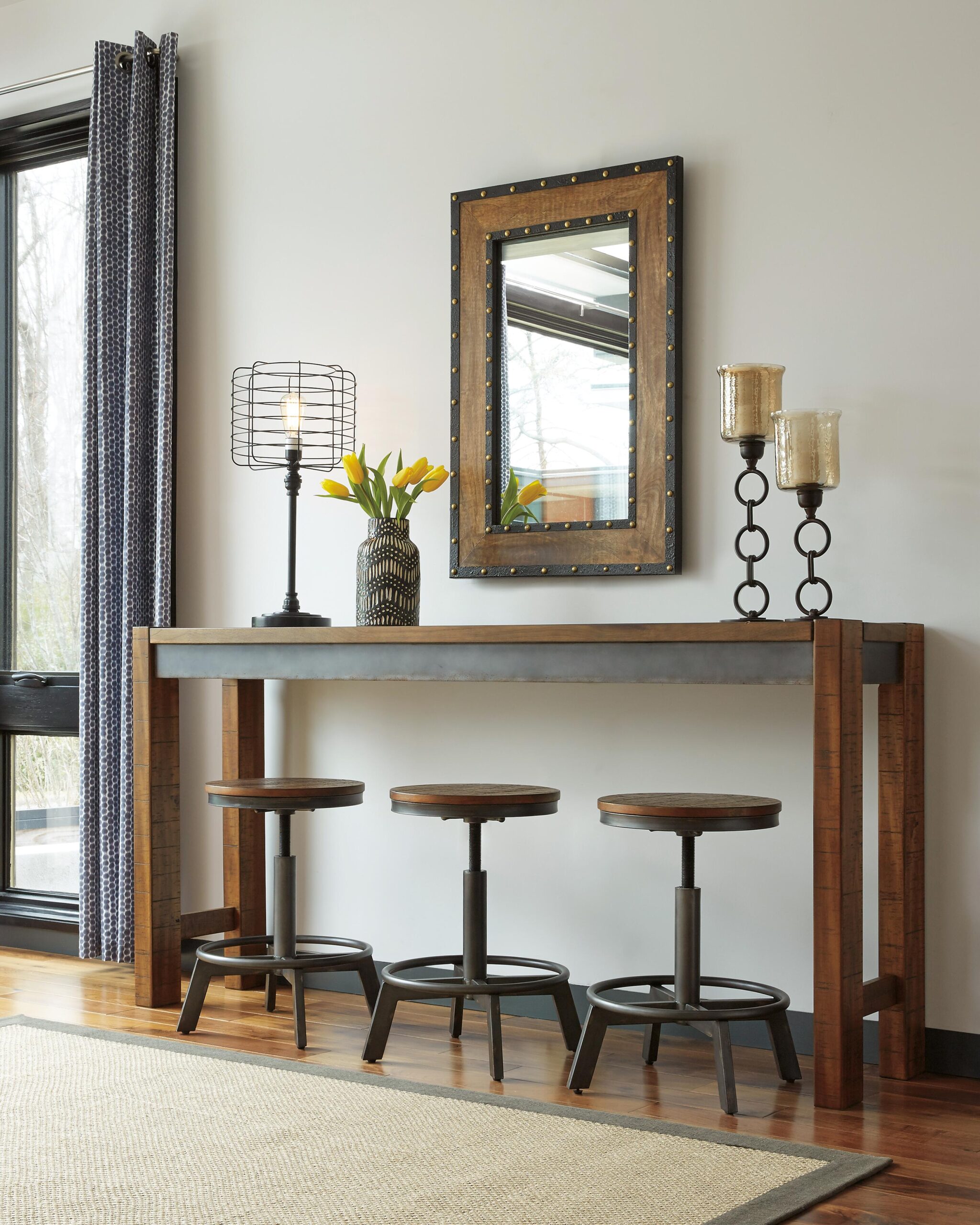 Torjin - Long Counter Table - Dark Brown - Image 3