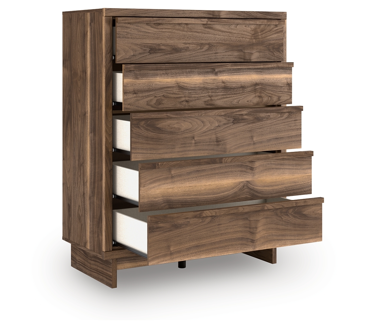 Chirason - Five Drawer Wide Chest - Brown - Image 4