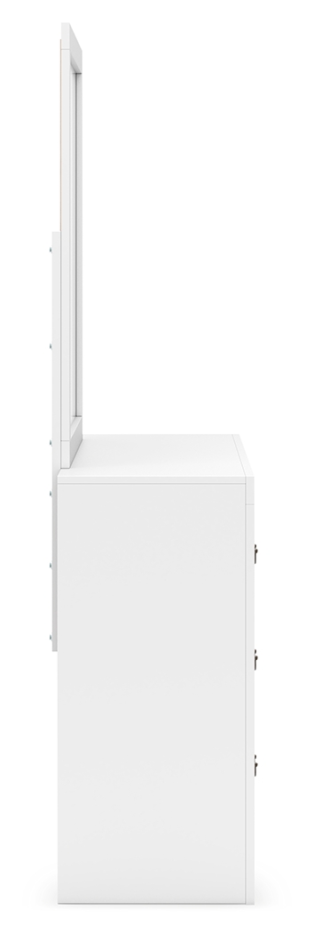 Binterglen - Dresser And Mirror - White - Image 8