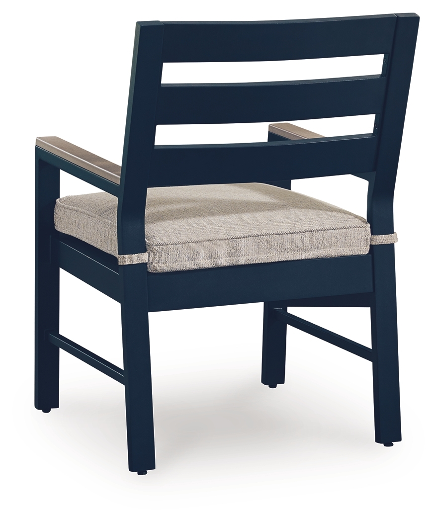 East Beach - Arm Chair With Cushion (Set of 2) - Blue - Image 5