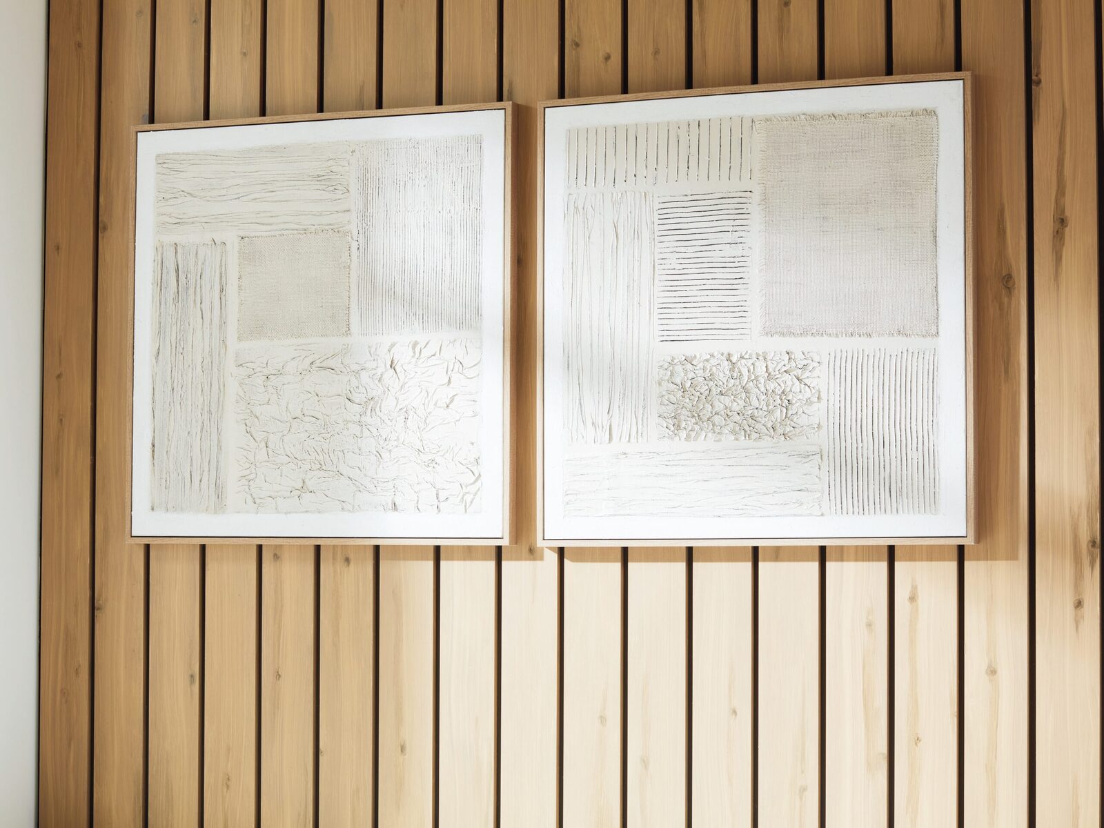 Andorfield - Wall Art Set (Set of 2) - Beige / Black / White - Image 2