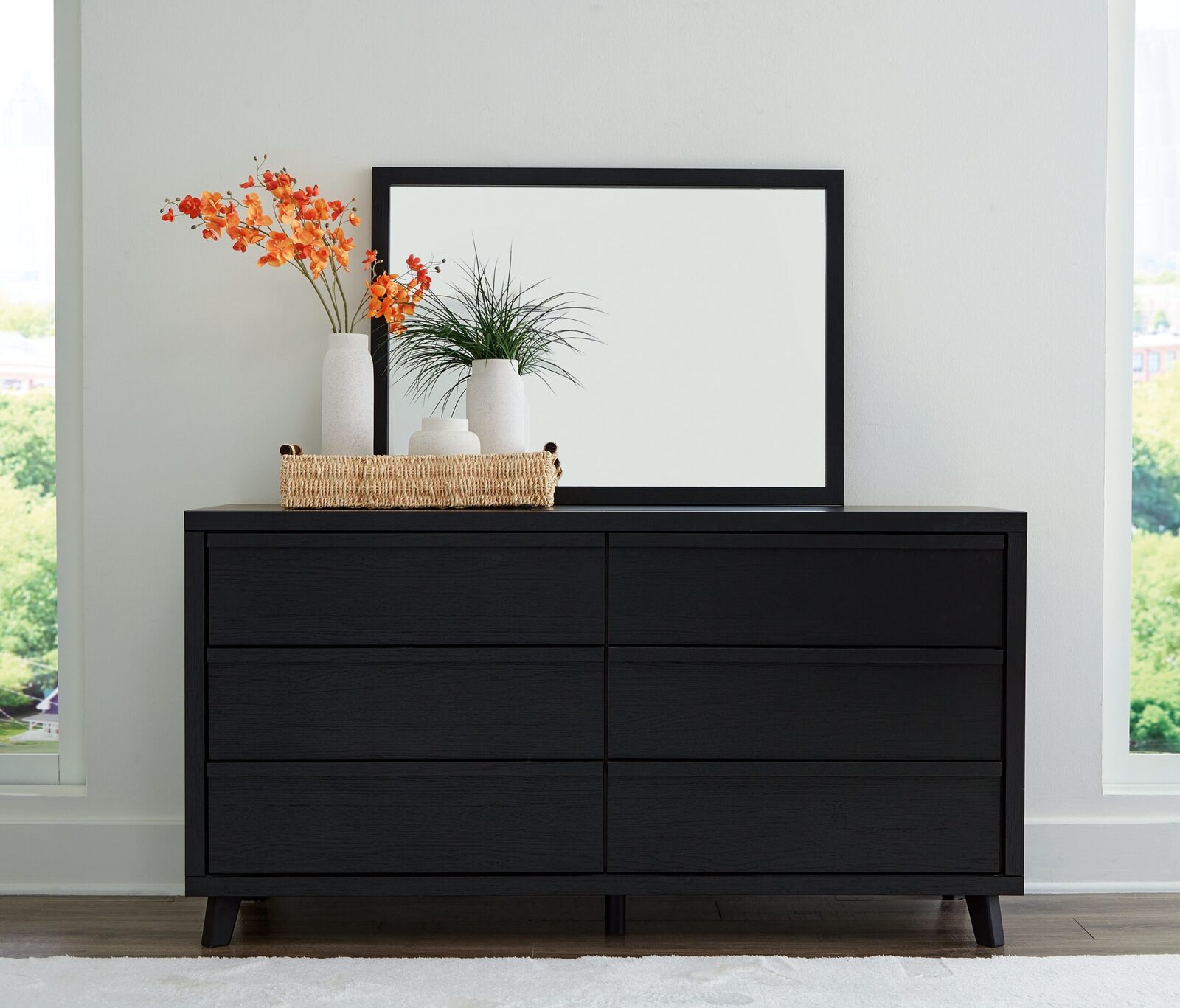 Danziar - Dresser And Mirror - Black - Image 2
