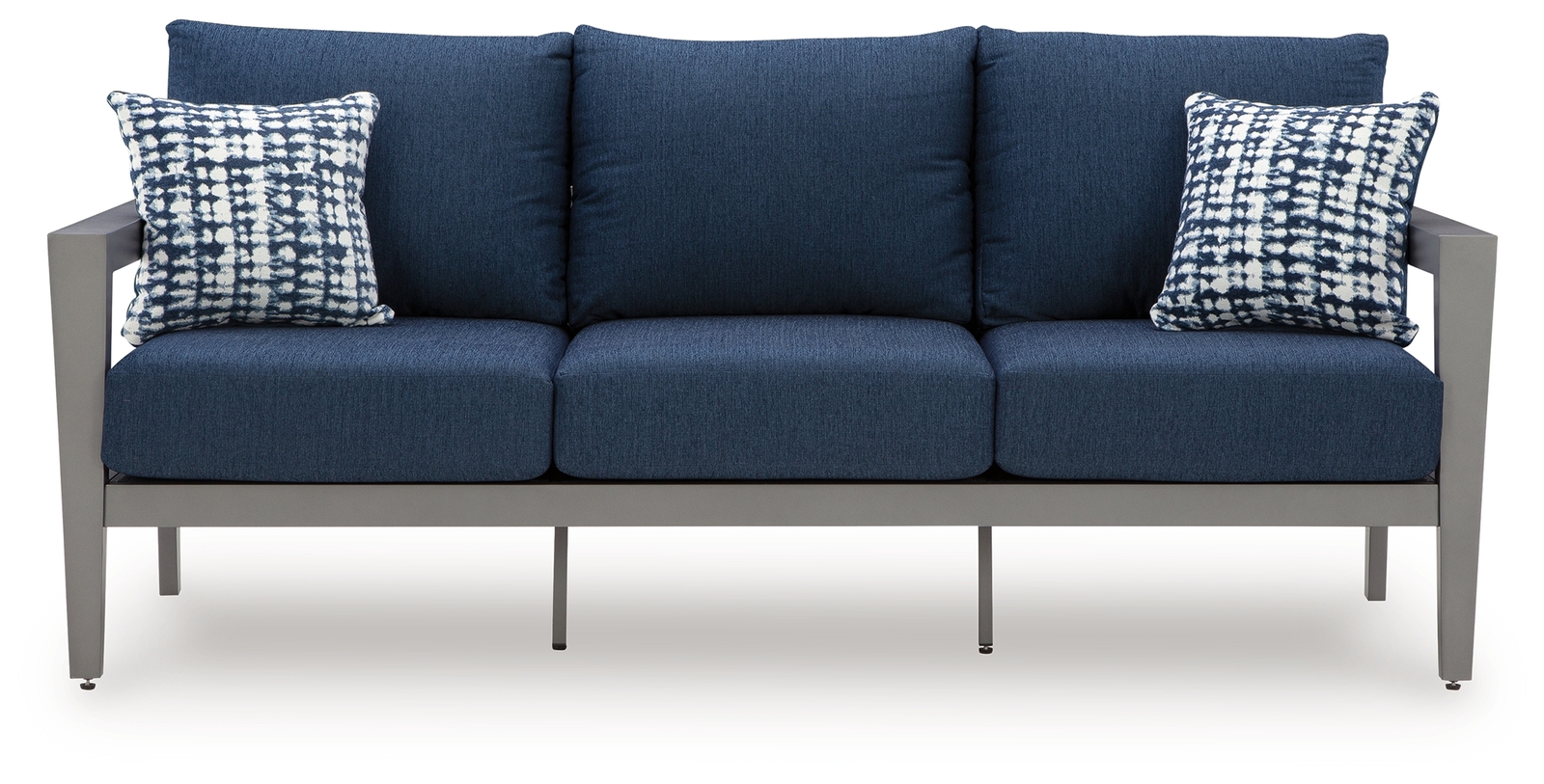 Gali - Sofa / Chairs / Table Set (Set of 4) - Gray / Blue - Image 8