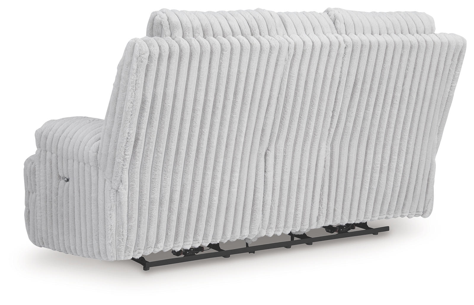 Rhines Falls - Double Reclining Power Loveseat With Console - Alloy - Image 5