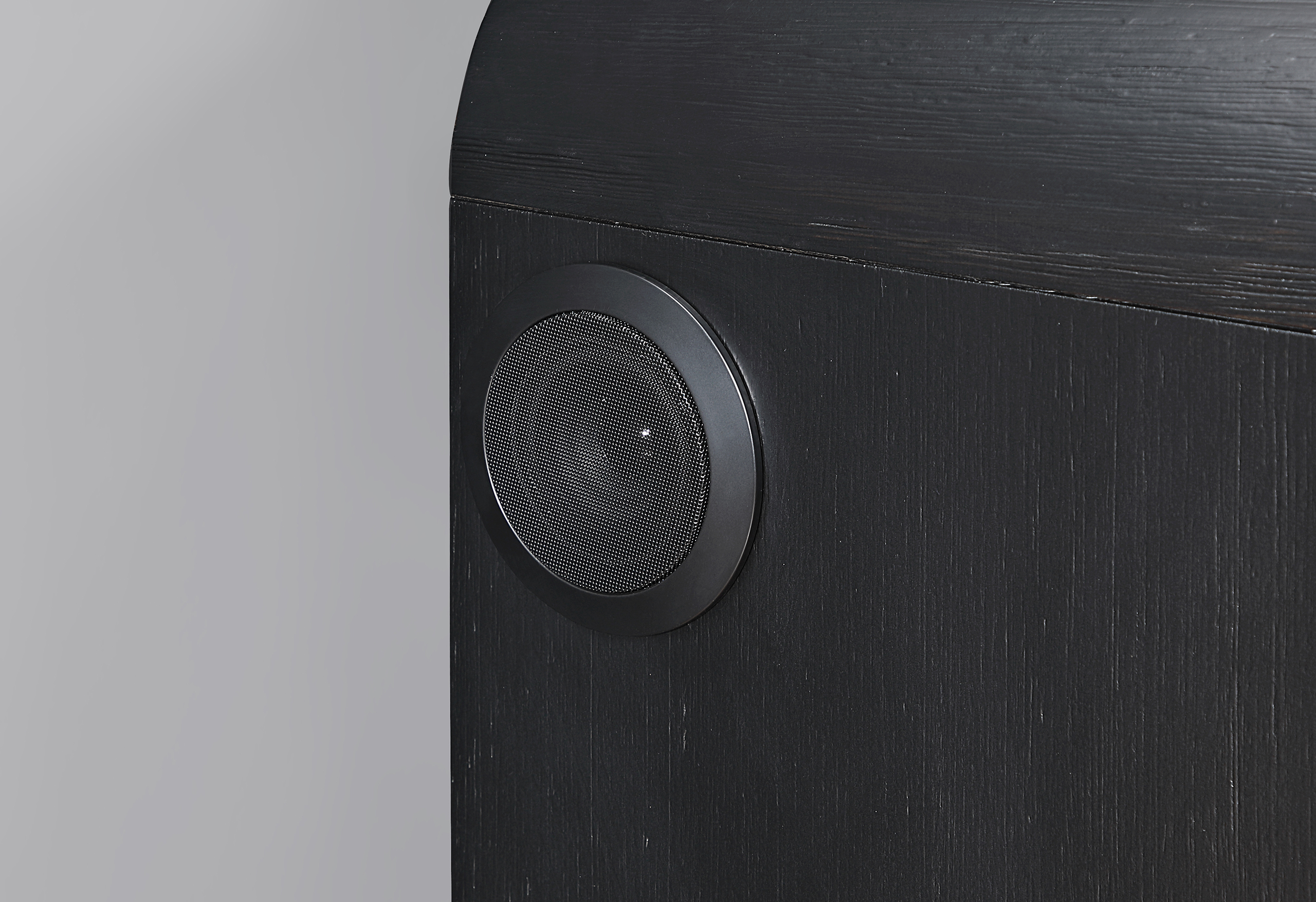 Beckett - Nightstand With LED, Cooler And Speaker - Black / White - Image 5