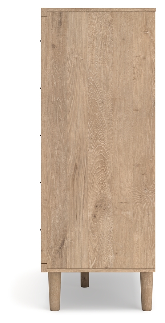 Cielden - Five Drawer Wide Chest - Two-Tone - Image 7