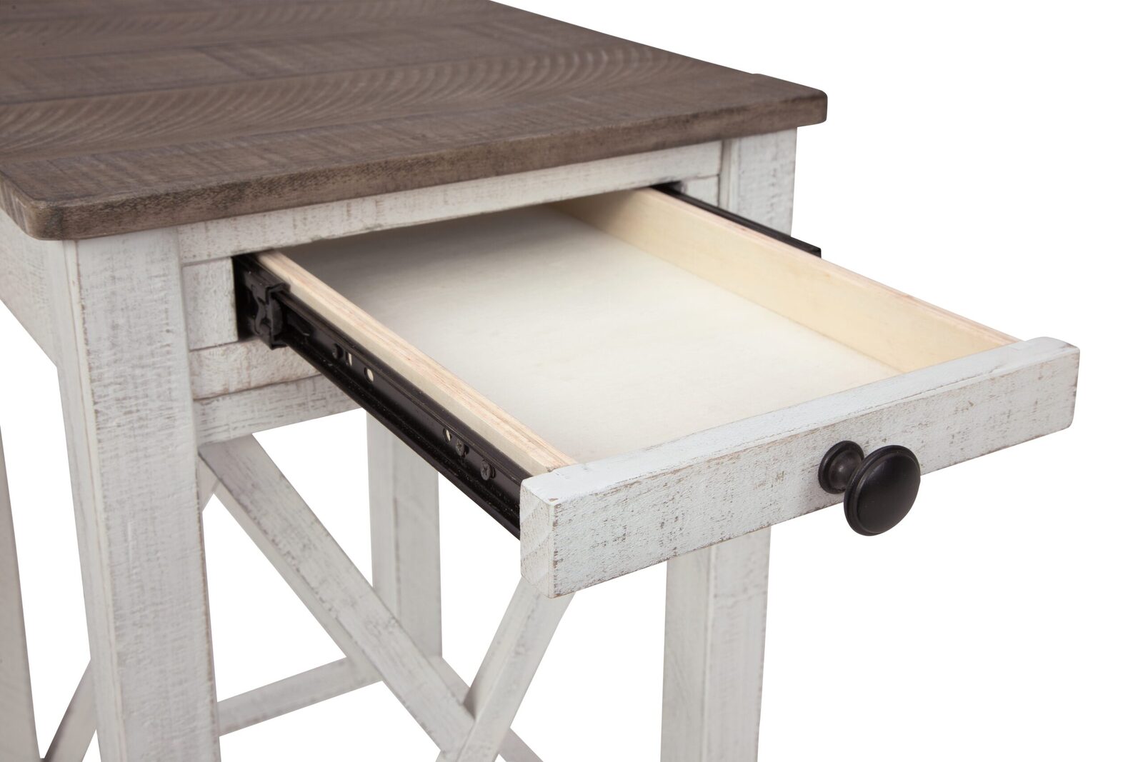 Adalane - Accent Table - White / Gray - Image 6