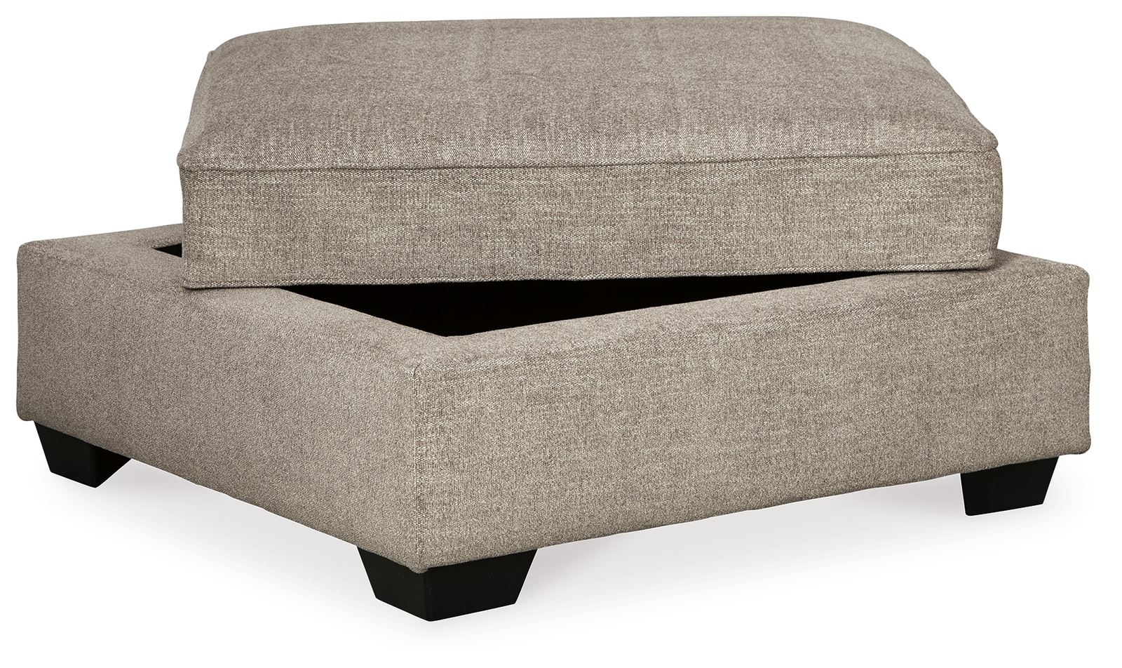 Bovarian - Ottoman With Storage - Stone - Image 3
