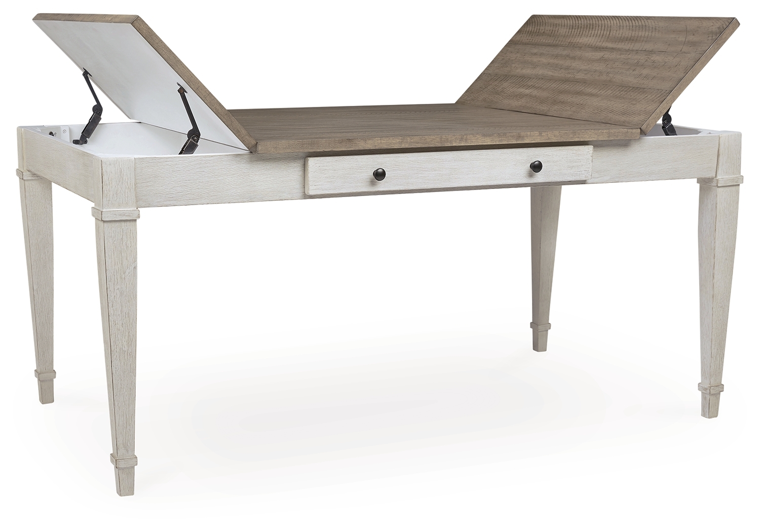 Skempton - RECT DRM Table w/Storage - White - Image 3