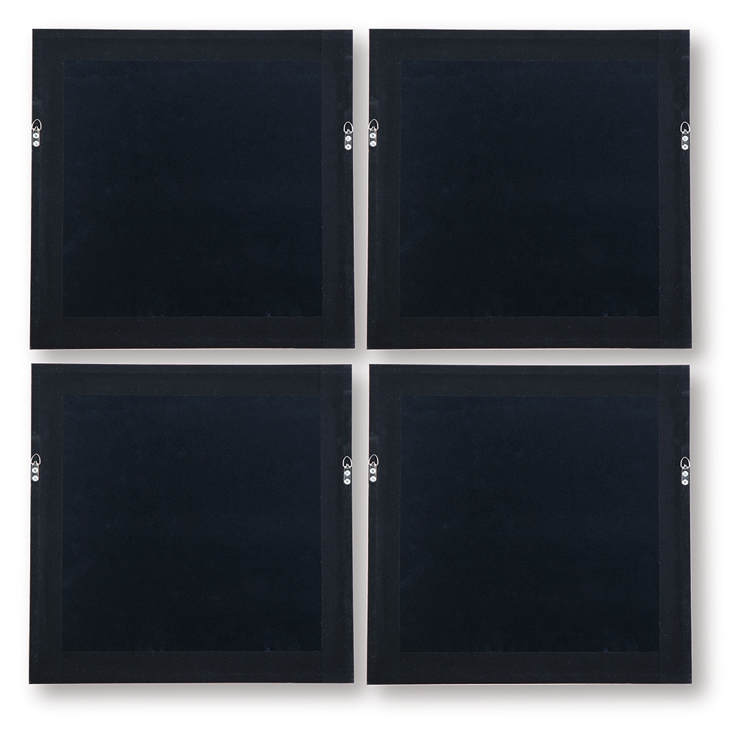 Dallbourne - Wall Art Set (Set of 4) - White / Gold Finish - Image 4