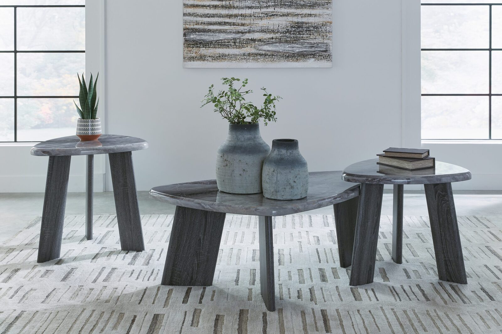 Bluebond - Occasional Table Set (Set of 3) - Gray - Image 4