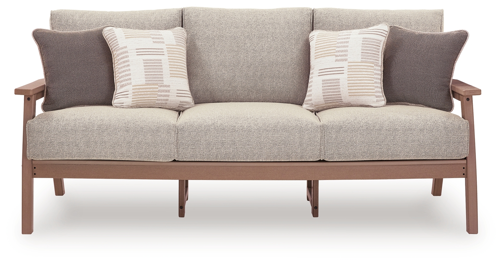 Grover Beach - Sofa With Cushion - Driftwood - Image 3