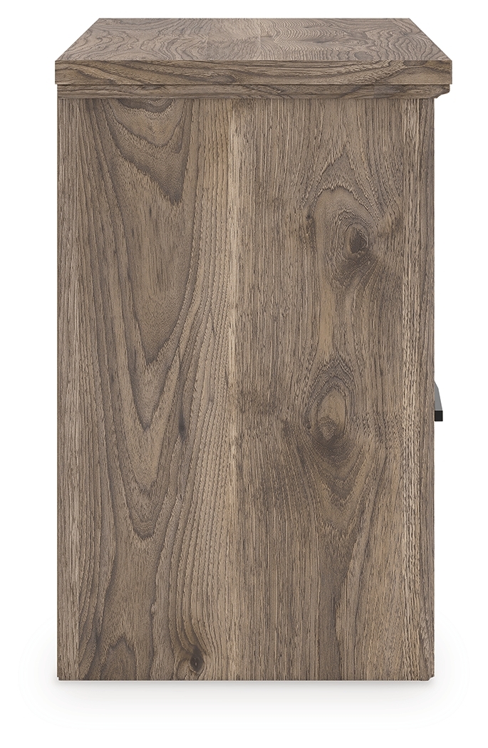 Rusticott - Two Drawer Night Stand - Brown - Image 6