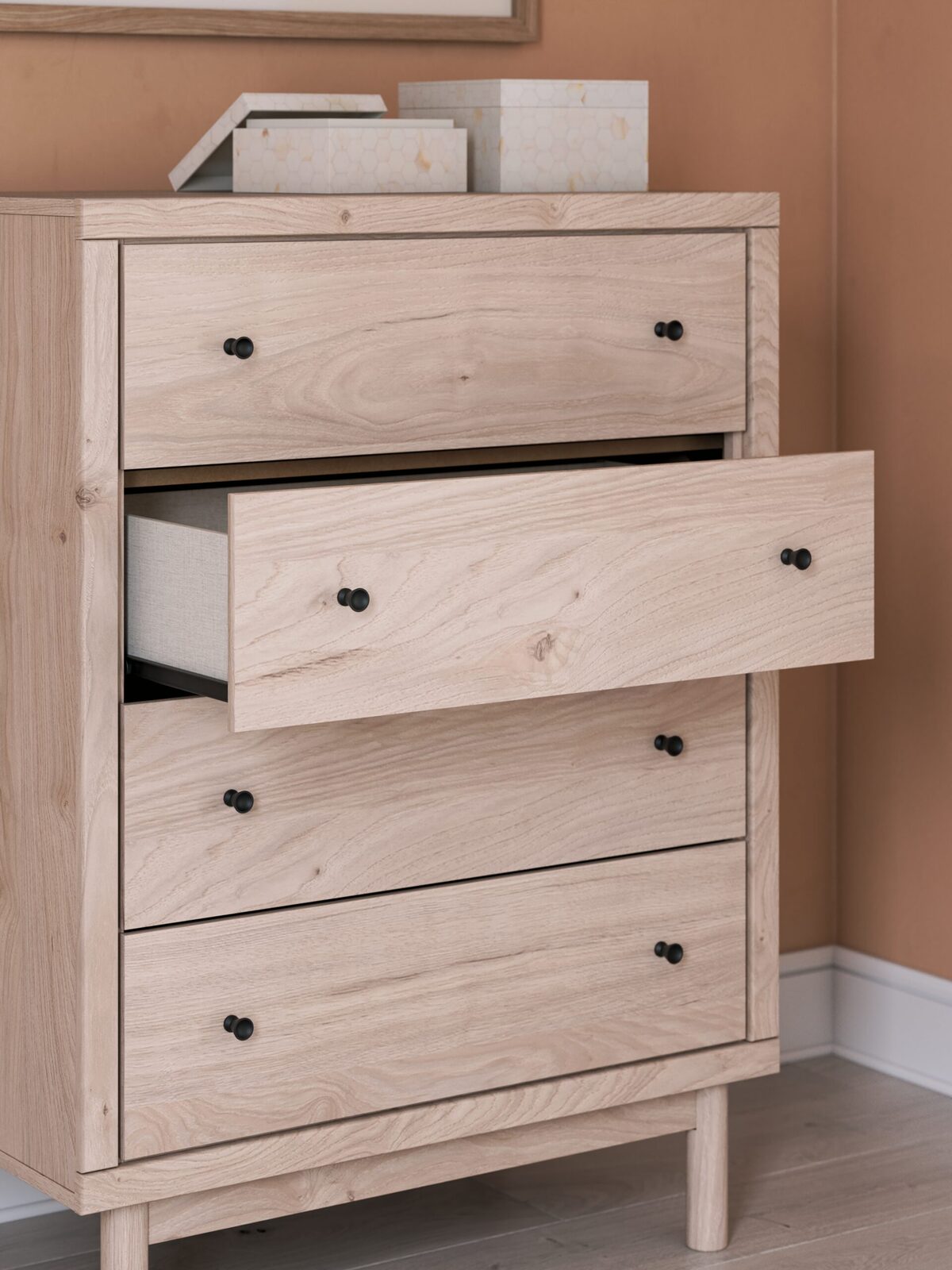 Arloster - Four Drawer Chest - Tan - Image 10
