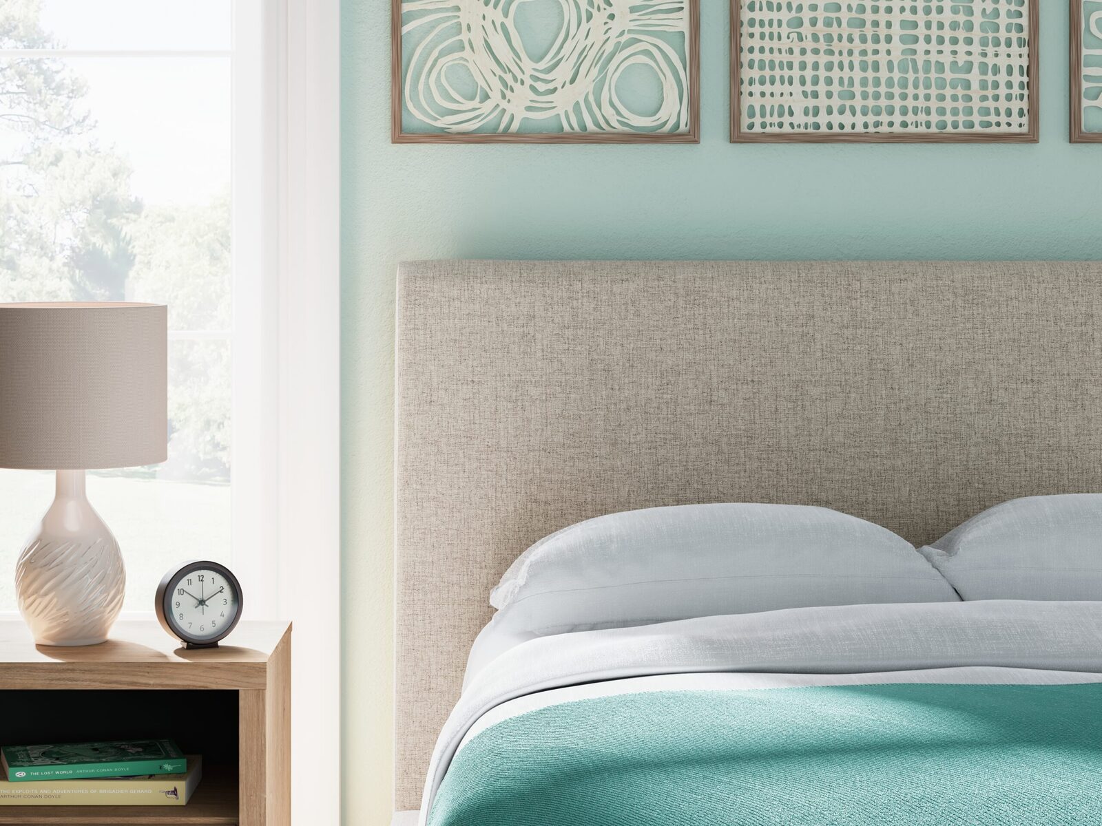 Cielden - Upholstered Bed With Roll Slats - Image 12