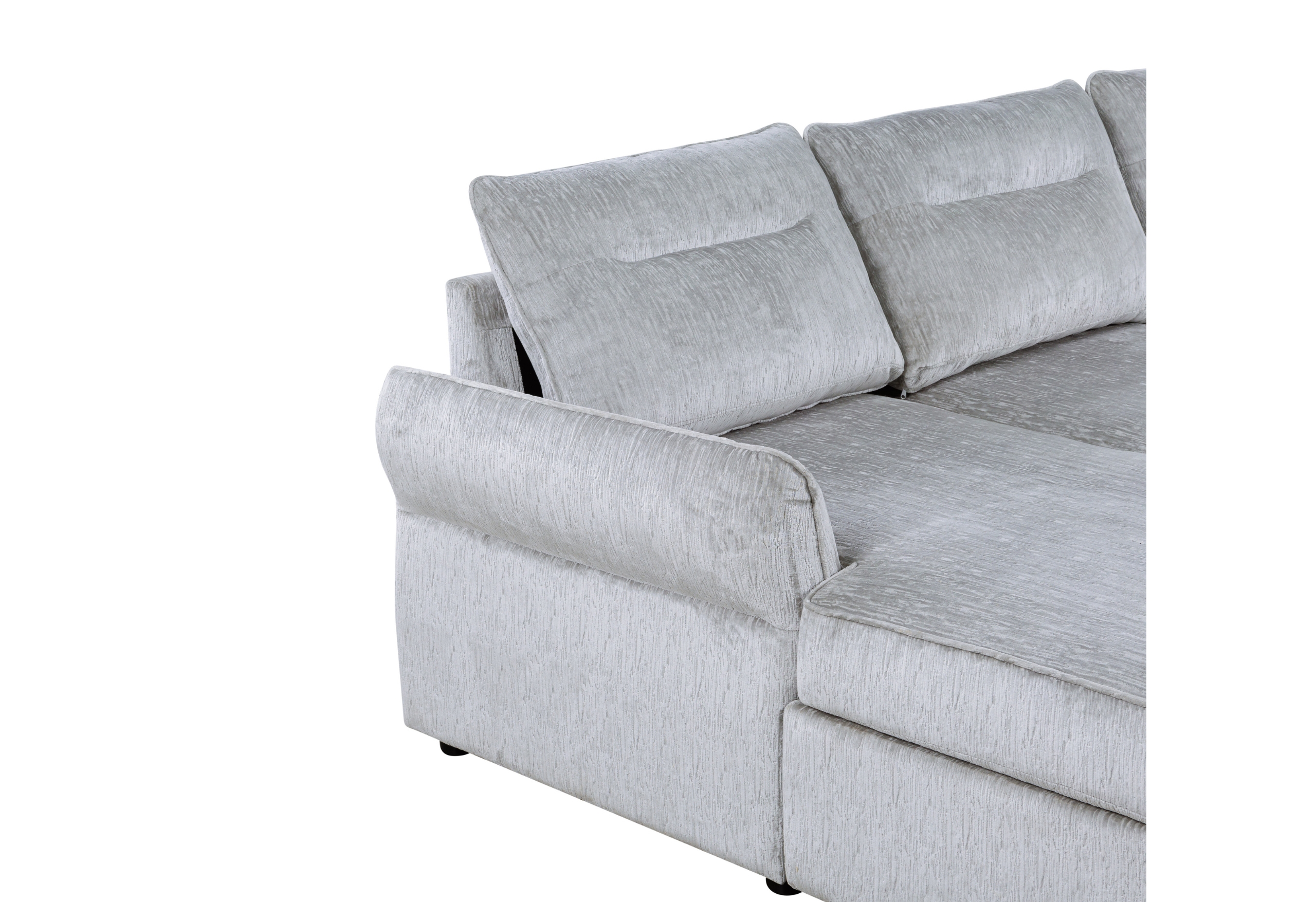 U0301 - Pull Out Sofa Bed - Gray - Image 4