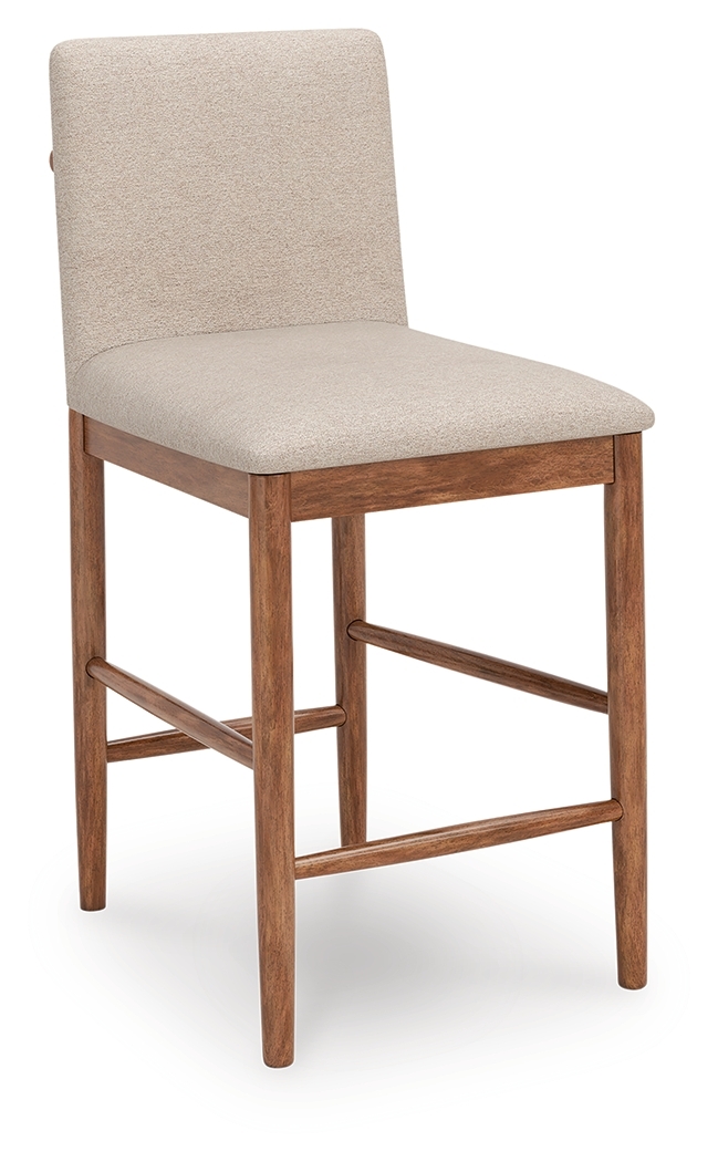 Isanti - Upholstered Barstool (Set of 2) - Light Brown - Image 3