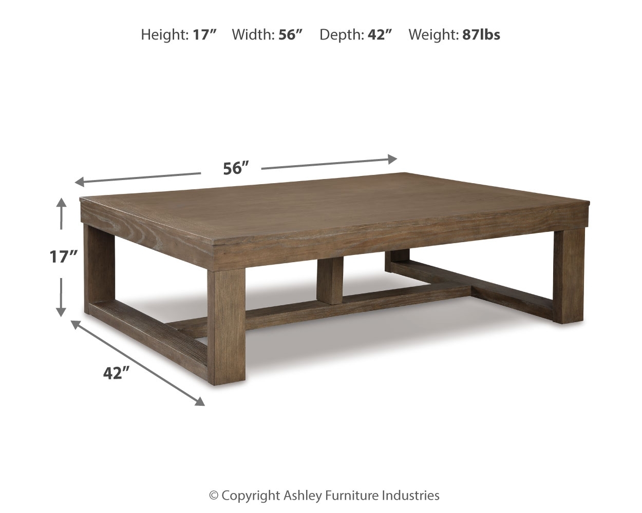 Cariton - Rectangular Cocktail Table - Gray - Image 4