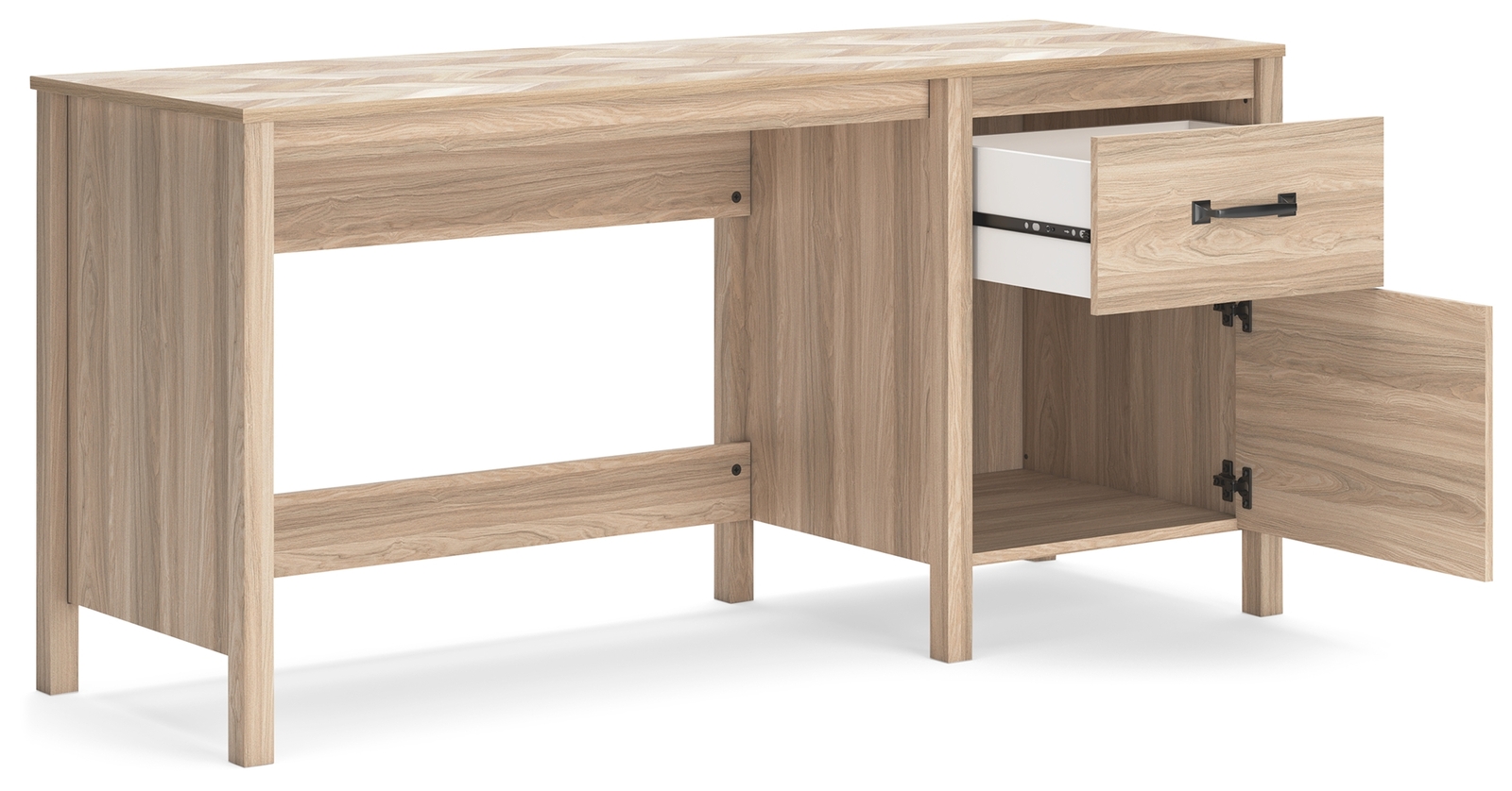 Battelle - Home Office Desk - Tan - Image 4