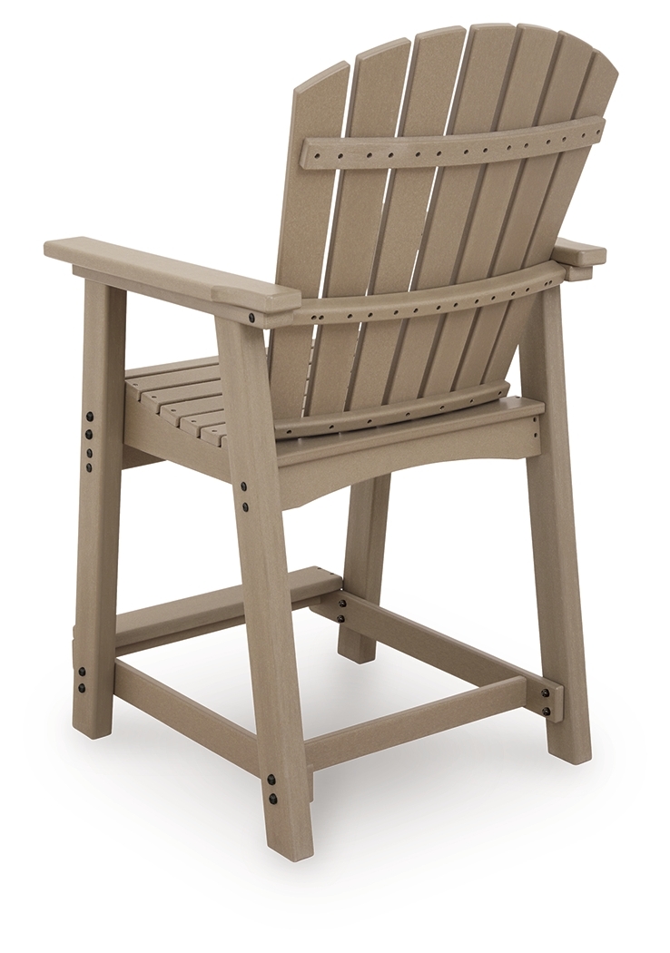 Seacliff Beach - Barstool (Set of 2) - Medium Brown - Image 5