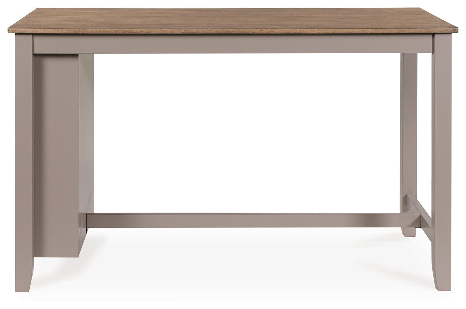 Harperfeld - Rectangular Dining Room Counter Table - Natural / Gray - Image 2