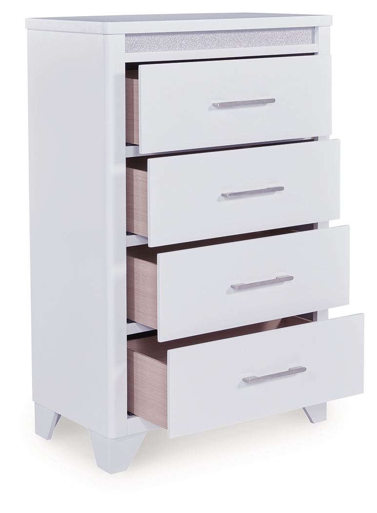 Jarlee - Four Drawer Chest - White - Image 3