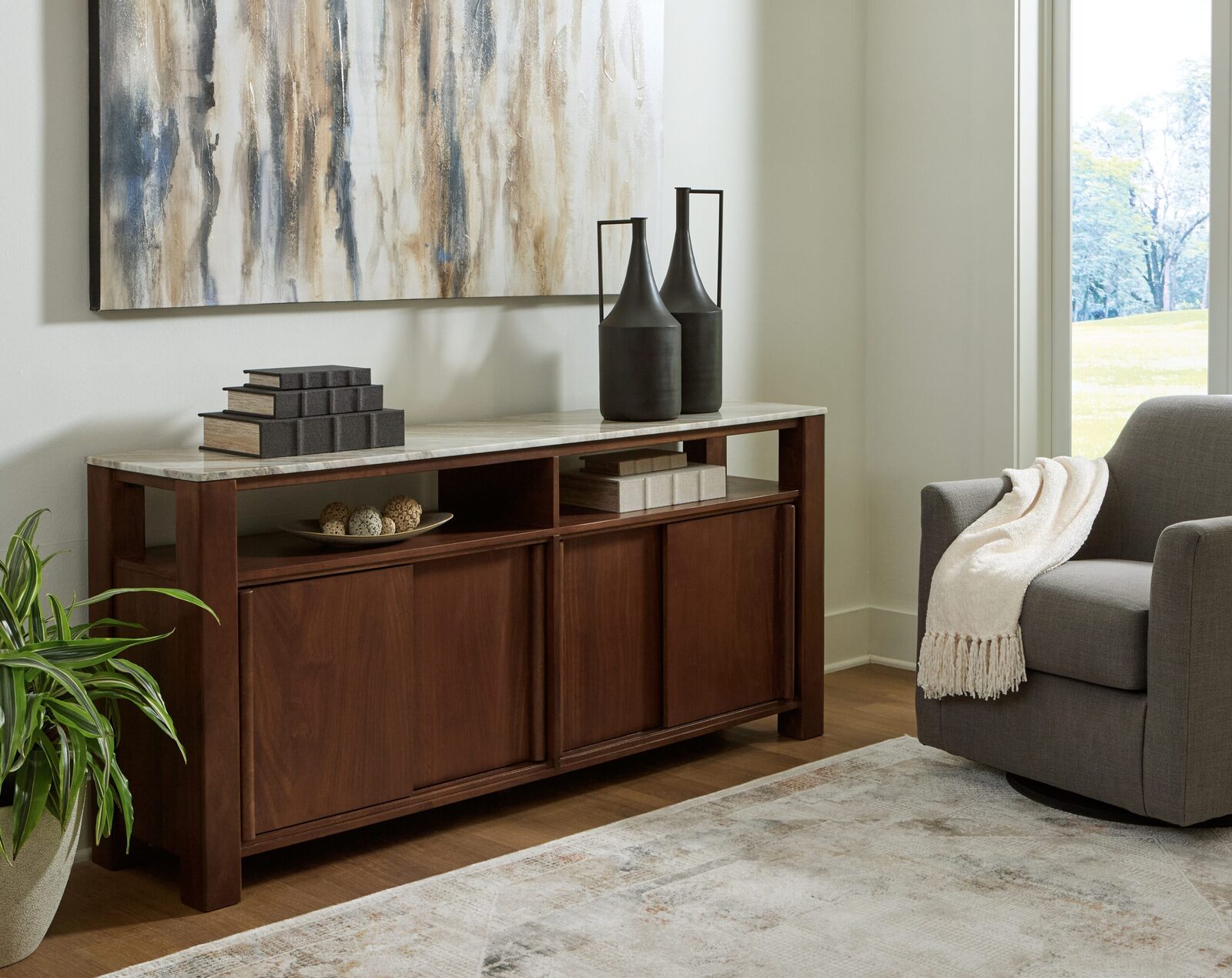 Tobinville - Accent Cabinet - Dark Brown - Image 2