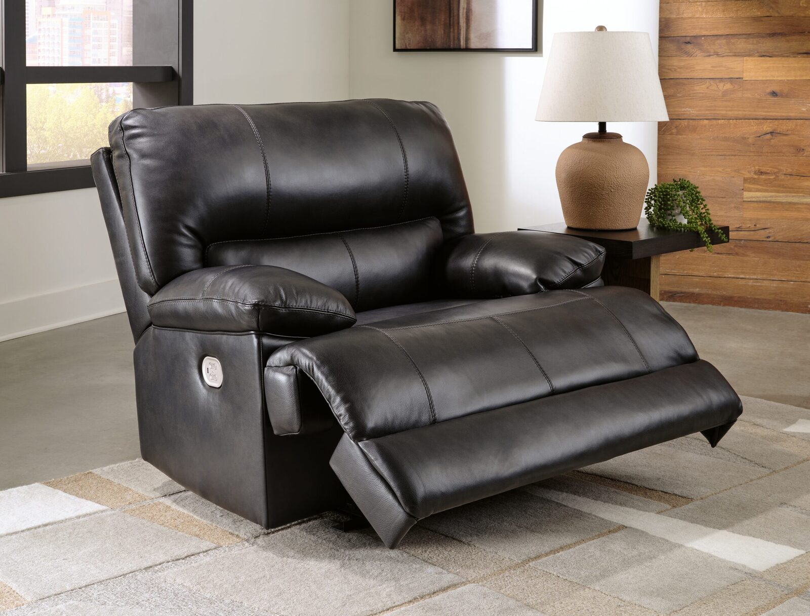 Mountainous - Power Recliner With Adj Headrest - Eclipse - Image 8