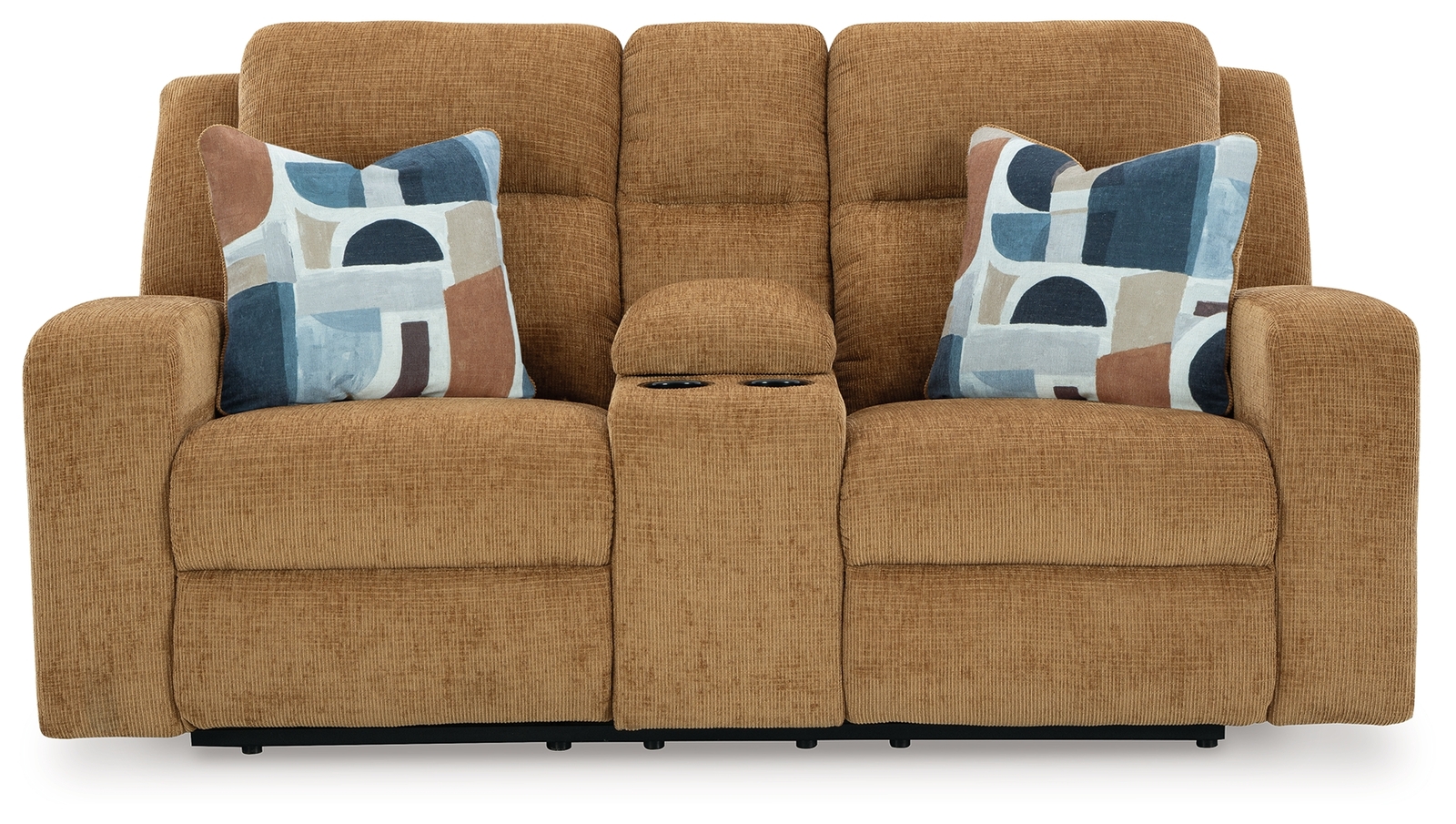 Kanlow - Dbl Reclining Loveseat With Console - Image 4