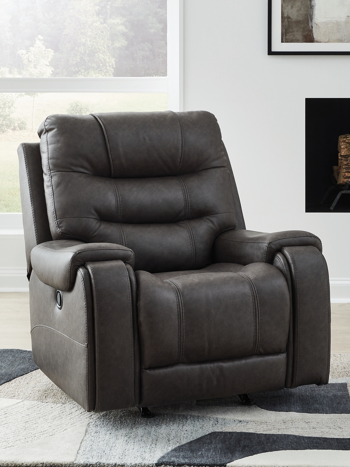 Femley - Rocker Recliner - Smoke - Image 2