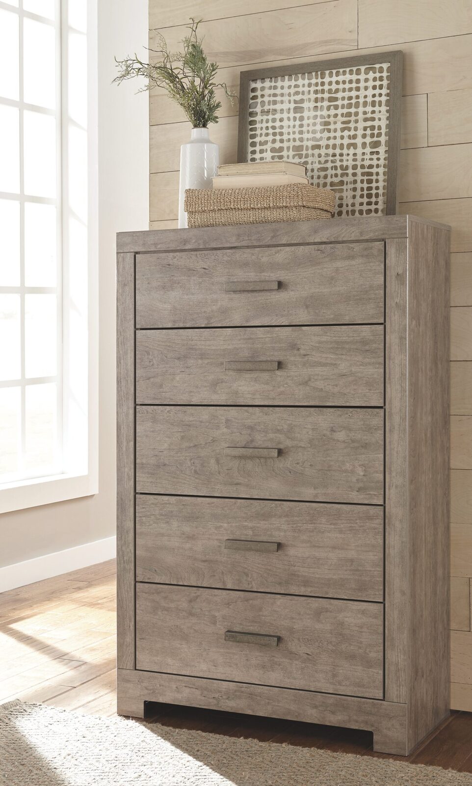 Culverbach - Five Drawer Chest - Gray - Image 8
