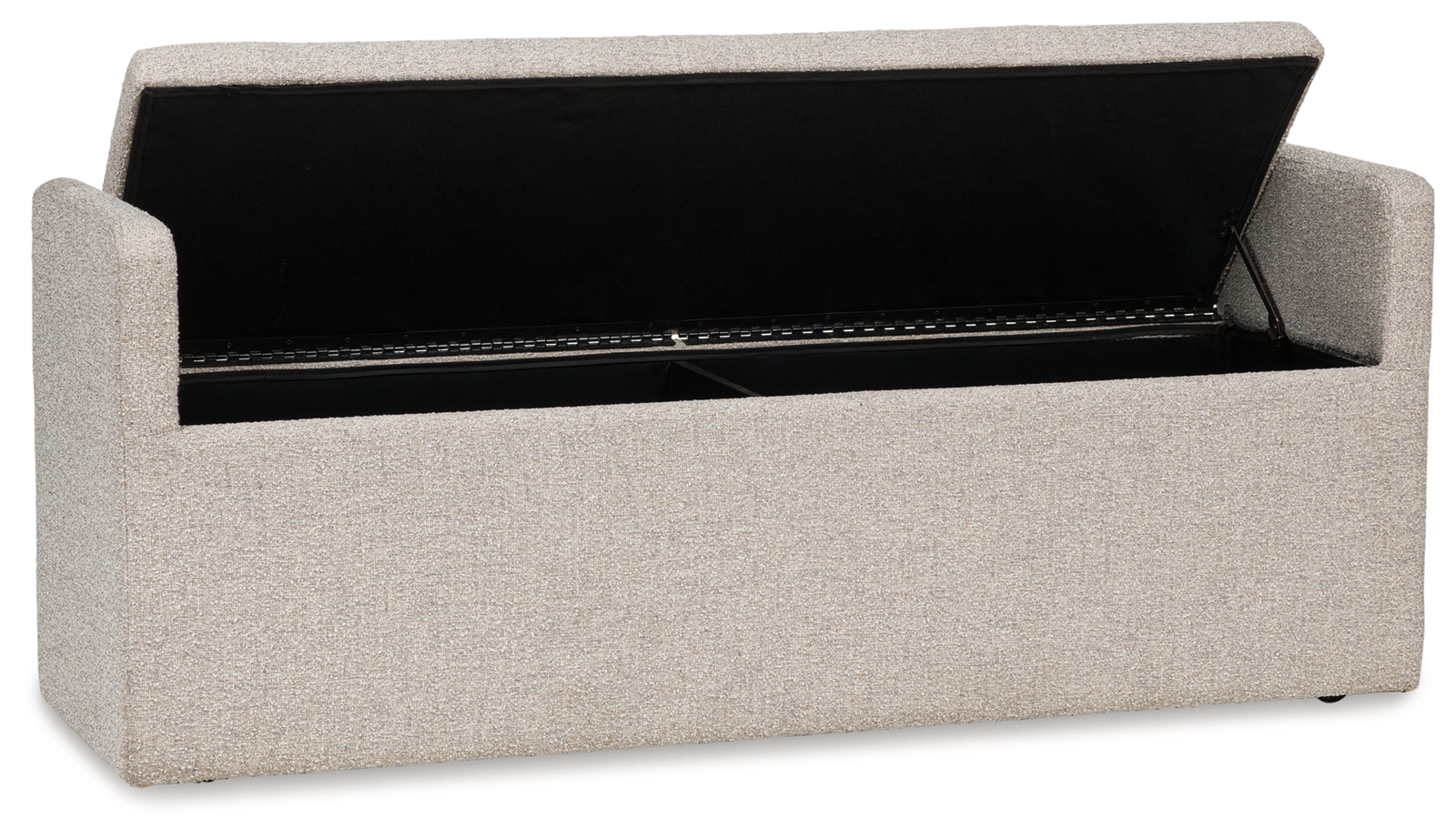 Galliden - Large Upholstered Dining Room Bench - Beige - Image 3
