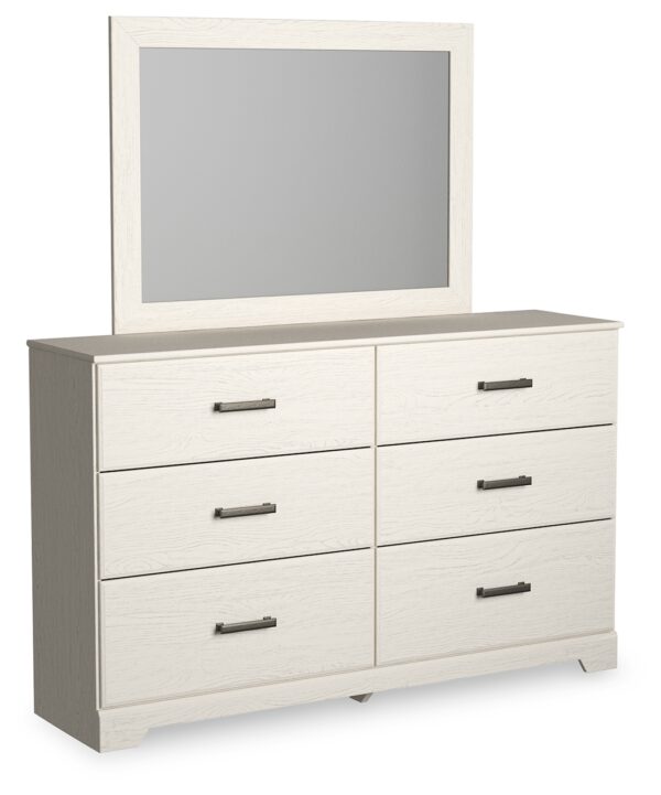 Stelsie - Dresser, Mirror - White