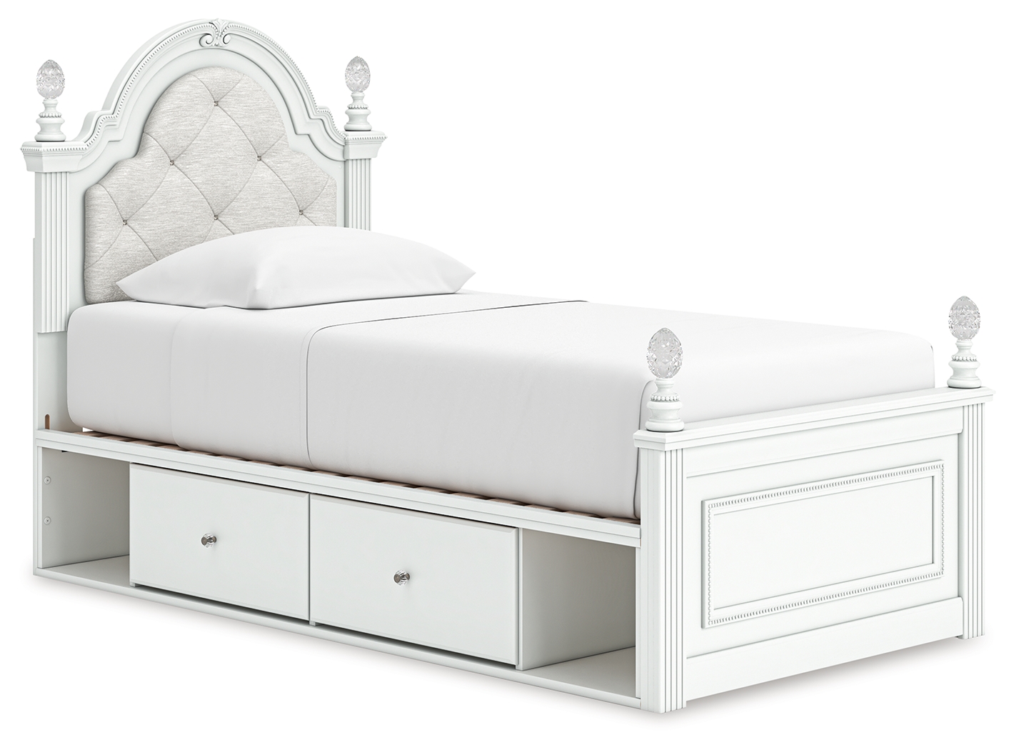 Kozlani - Upholstered Panel Storage Bed