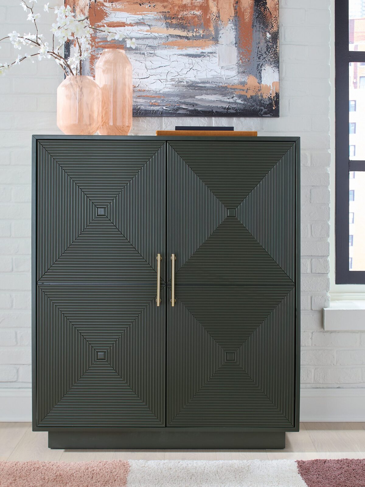 Geirwood - Accent Cabinet - Dark Green - Image 2