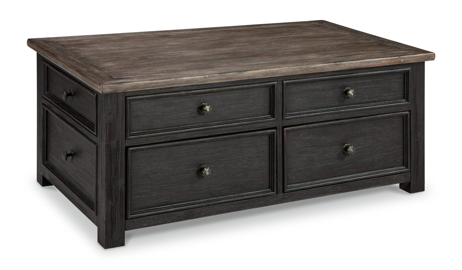 Tyler Creek - Lift Top Cocktail Table - Grayish Brown / Black - Image 12
