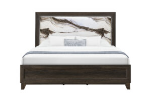 Harmony - Bed With LED - Dark Brown