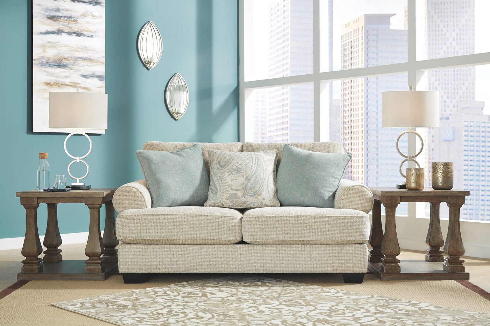 Monaghan - Loveseat - Sandstone - Image 6