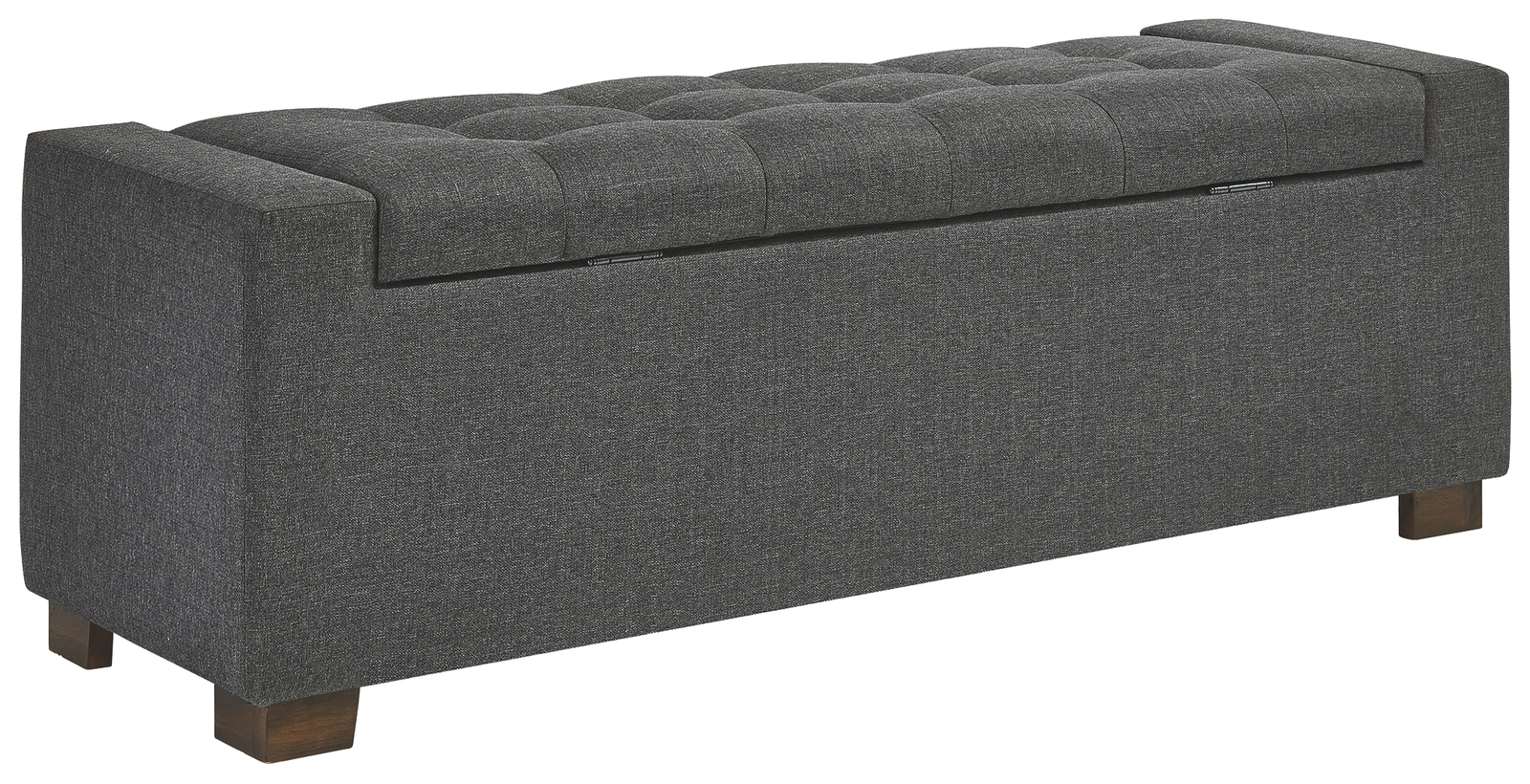 Cortwell - Storage Bench - Gray - Image 6
